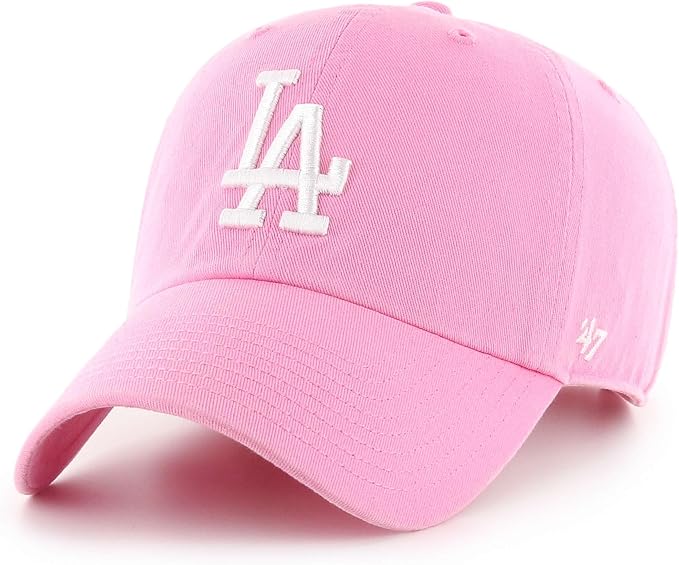 Los Angeles Dodgers Rose On White '47 Brand Clean Up
