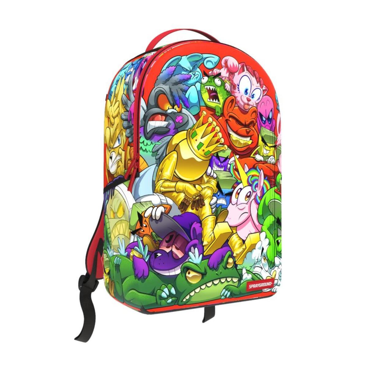 SprayGround Characters Going Ham Smashed DLXSR Backpack – CROWN MINDED