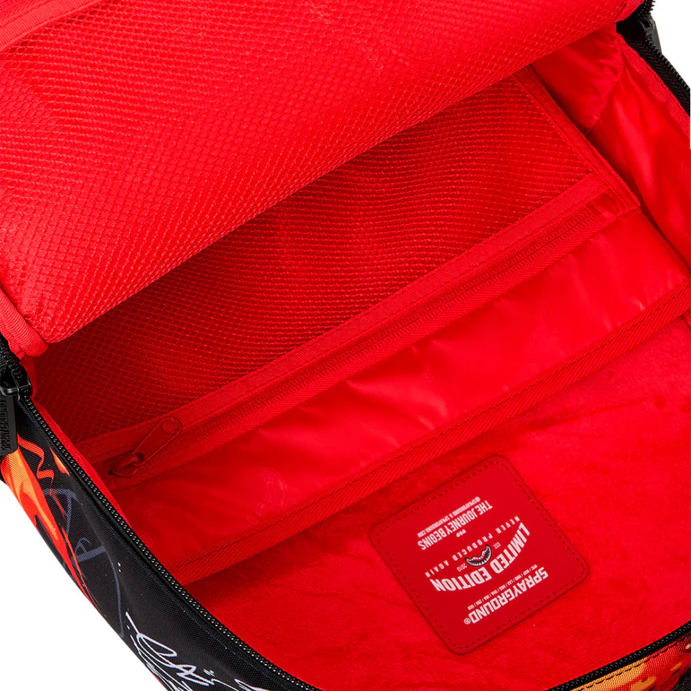 SprayGround Diablo Burning Million Diablo Bill DLXSR Backpack