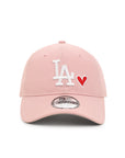 Los Angeles Dodgers Pink Rouge Heart 9Twenty Adjustable Strapback