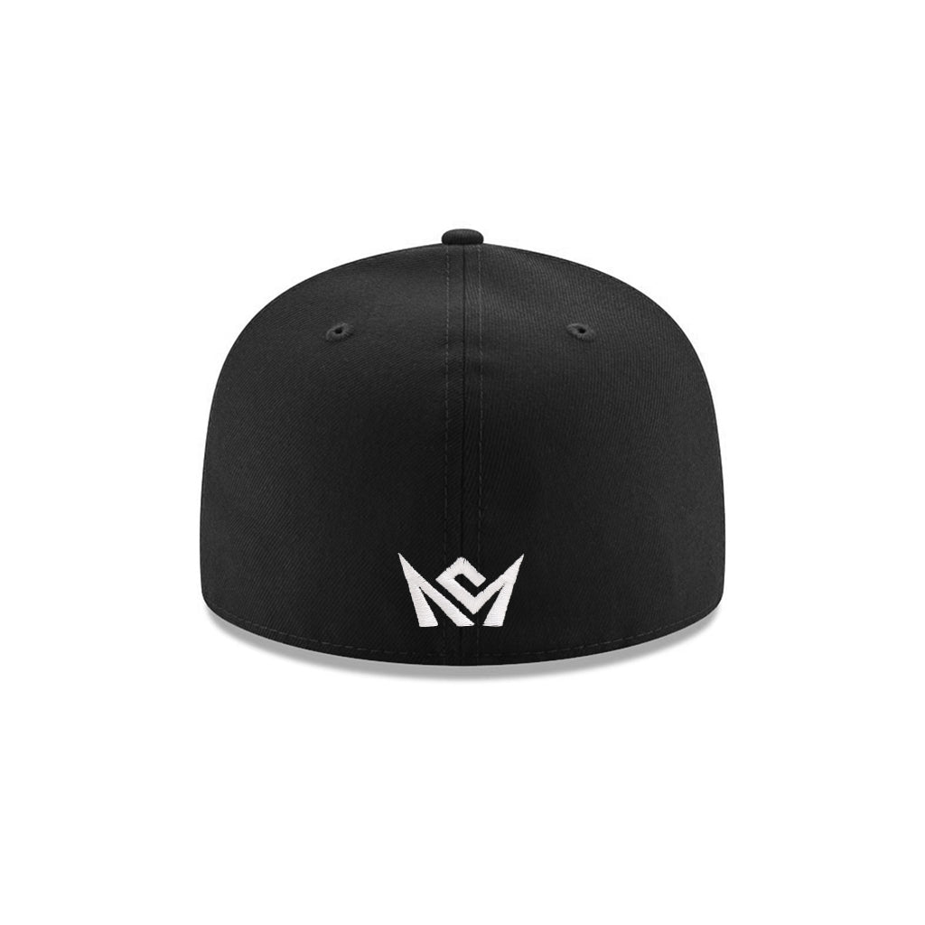 CrownMinded X LA Arabic City Skyline SP Black On White 59Fifty Fitted