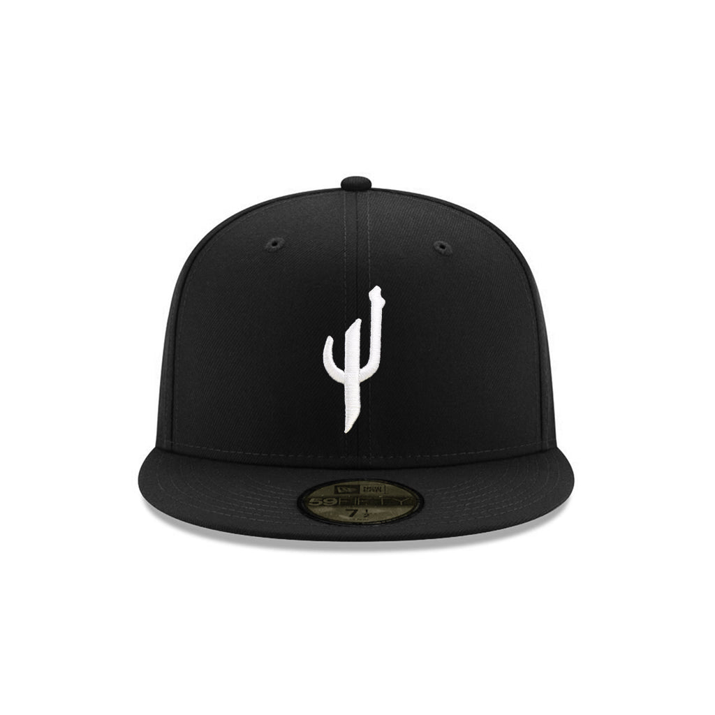 CrownMinded X LA Arabic City Skyline SP Black On White 59Fifty Fitted