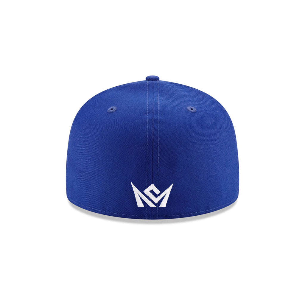 CrownMinded X Los Angeles Arabic Calligraphy Est. 1781 SP Royal On White 59Fifty Fitted