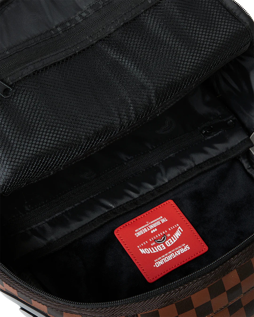 SprayGround Shark In Paris Clear For Takeoff DLXSV Backpack