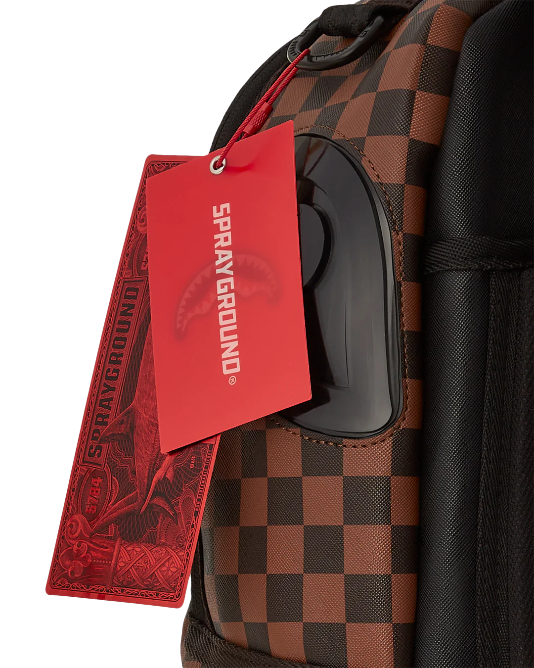 SprayGround Shark In Paris Clear For Takeoff DLXSV Backpack