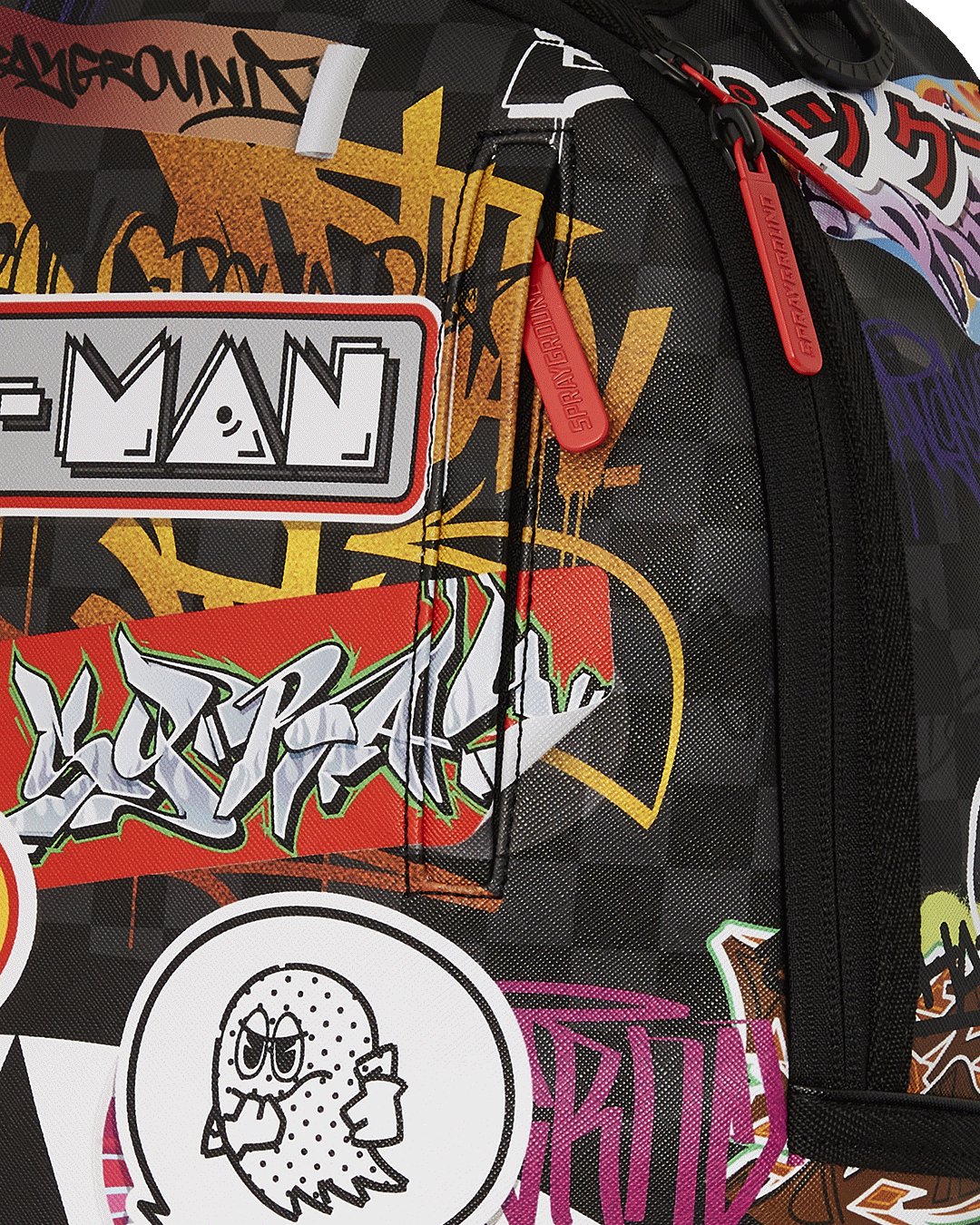 SprayGround Pac-Man Stickers DLXSV Backpack