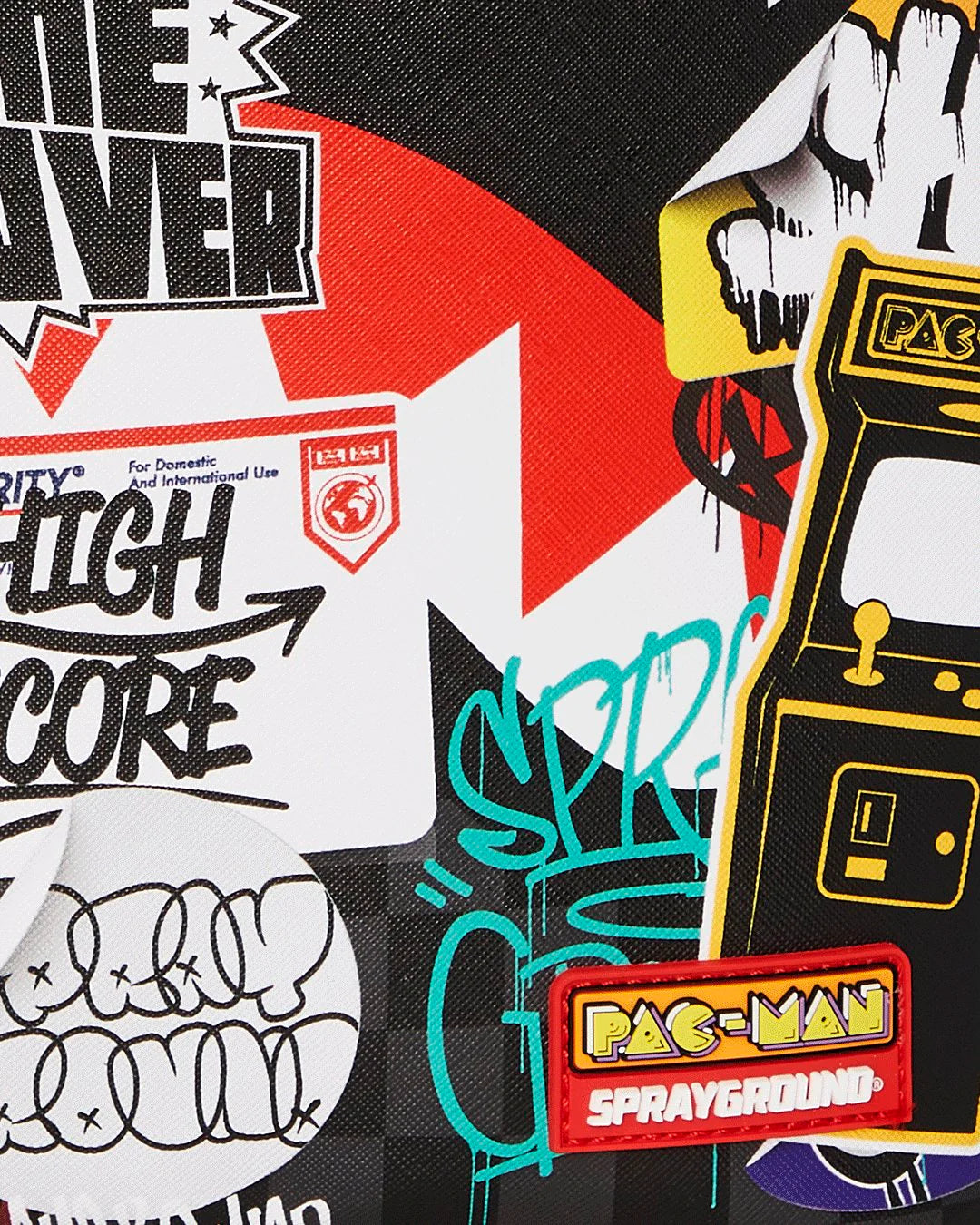 SprayGround Pac-Man Stickers DLXSV Backpack