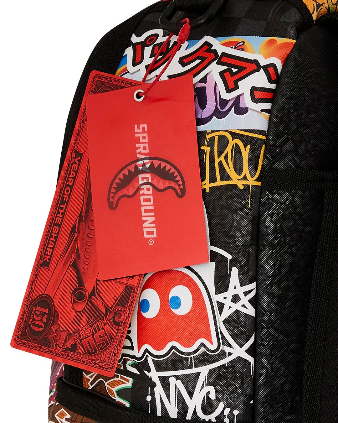 SprayGround Pac-Man Stickers DLXSV Backpack
