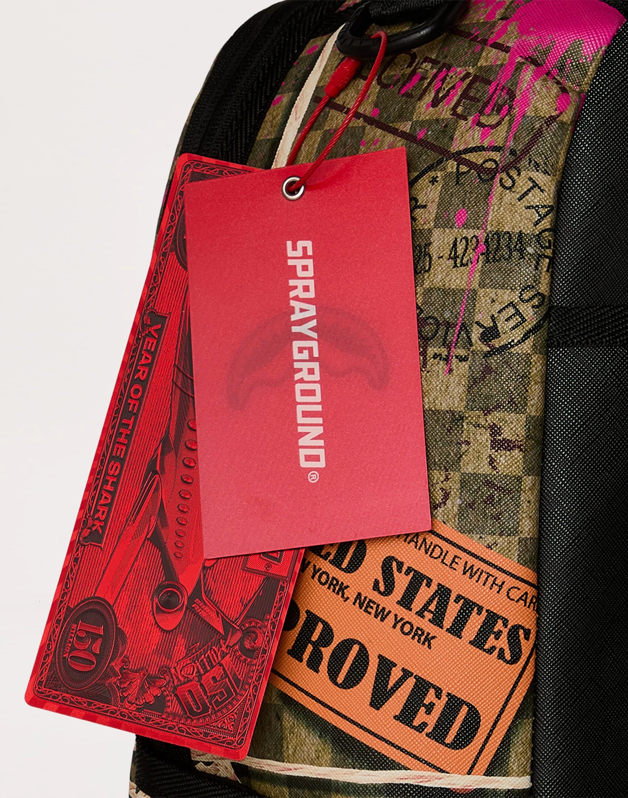 SprayGround Torn Packaging RMX DLXSV Backpack