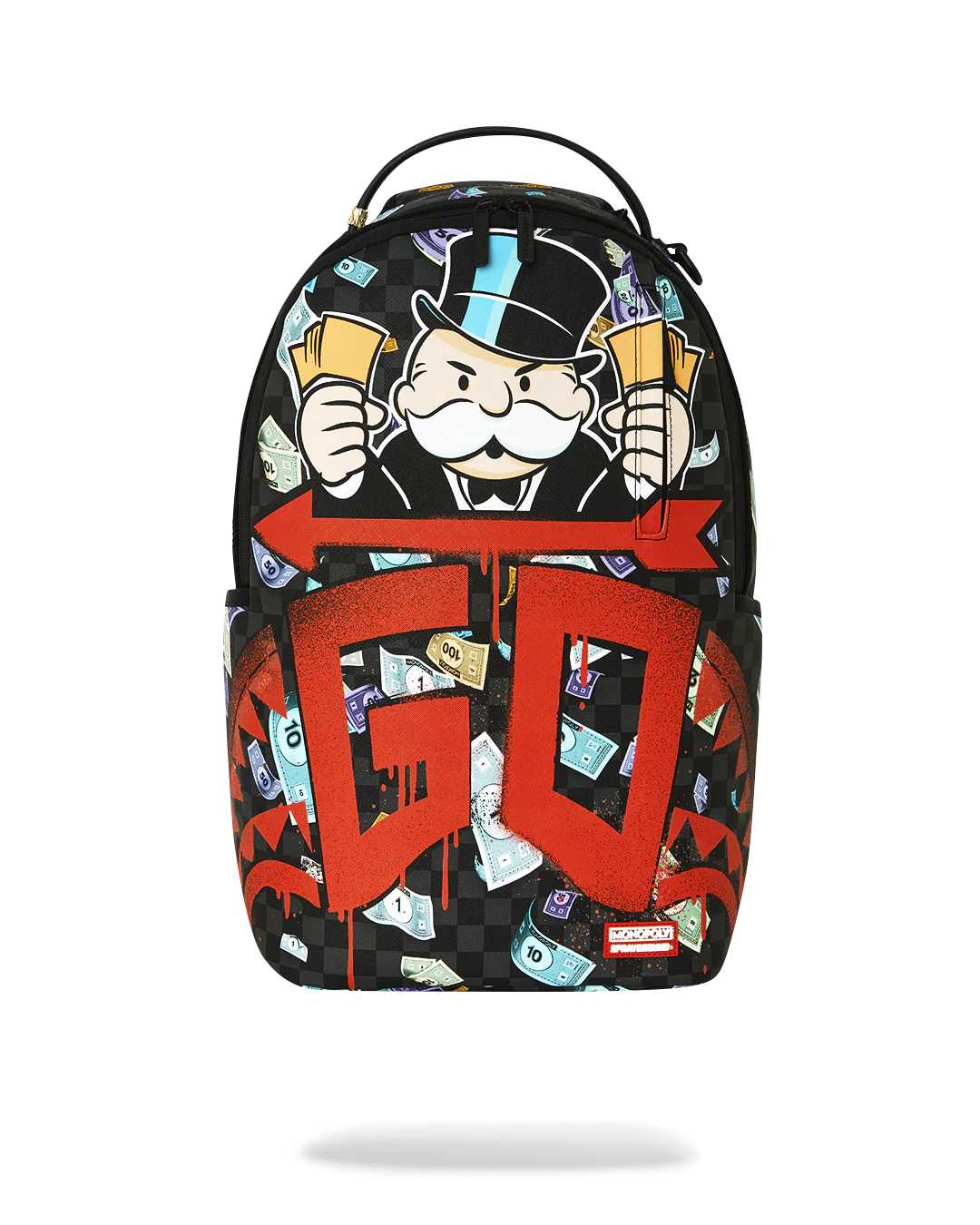 SprayGround Monopoly Time To Go Back DLXSV Backpack