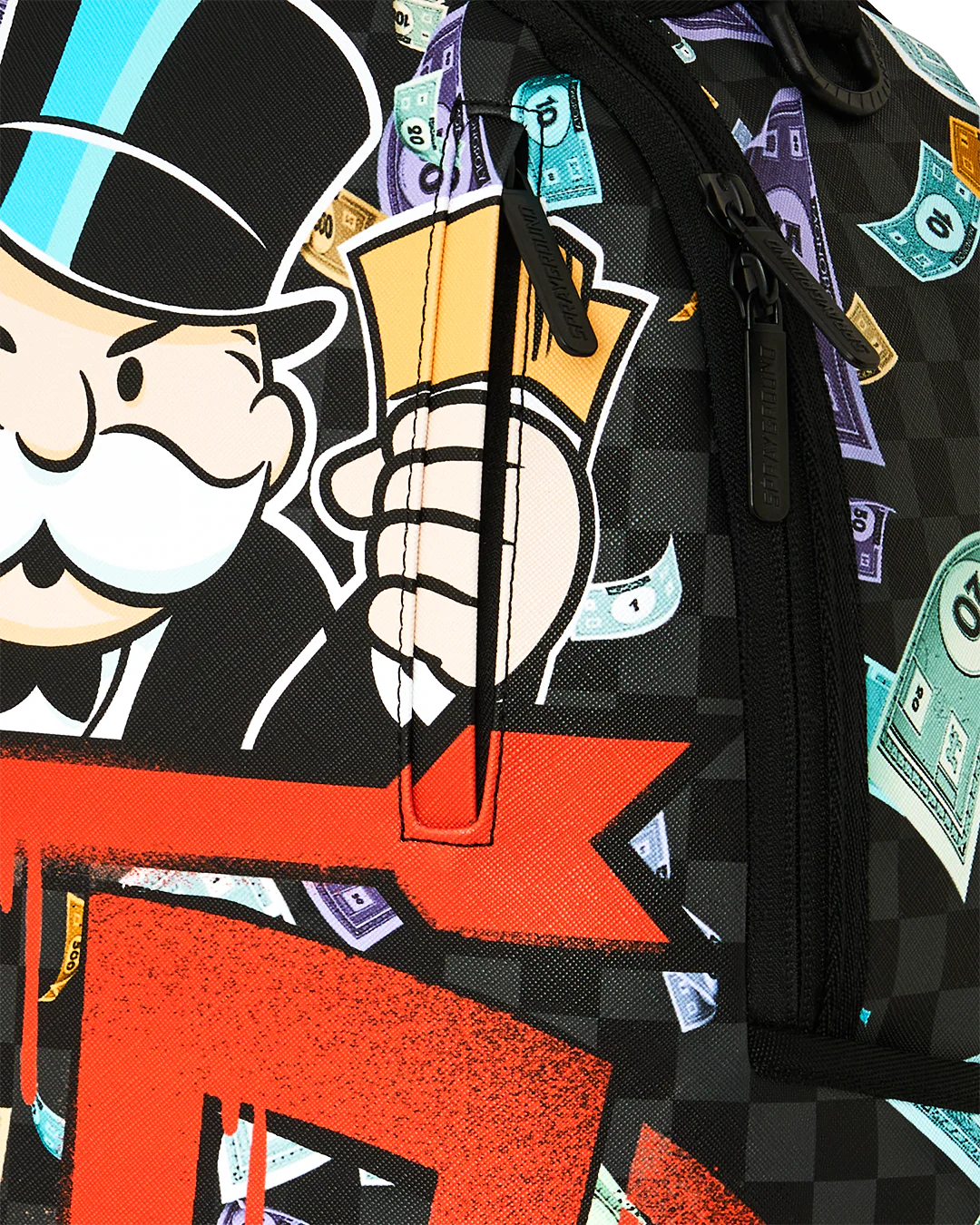 SprayGround Monopoly Time To Go Back DLXSV Backpack