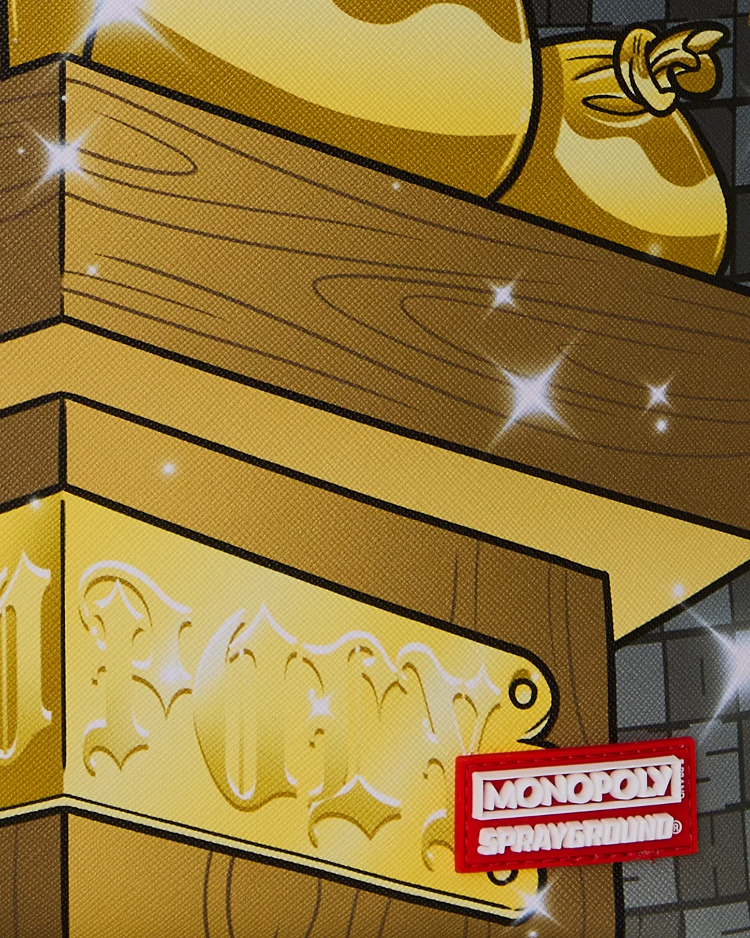 SprayGround Monopoly Get The Gold Statue DLXSV Backpack