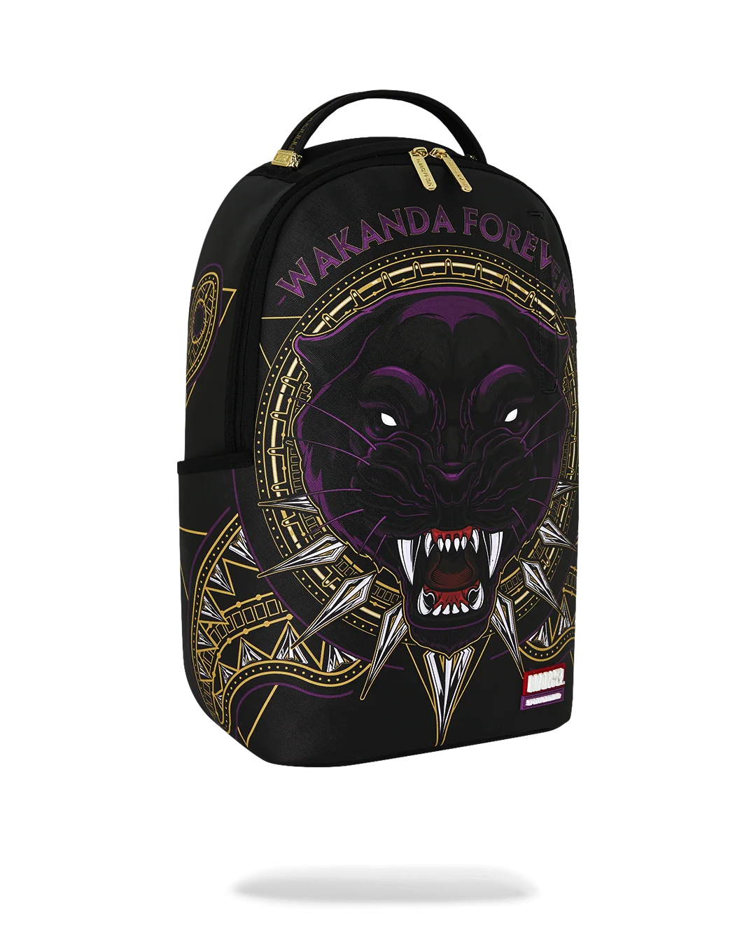 SprayGround Marvel Wakanda Forever Black Panther Emblem DLXSV Backpack