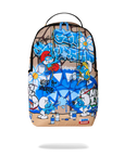 SprayGround Smurfs Big Mural Art Party DLXSR Backpack