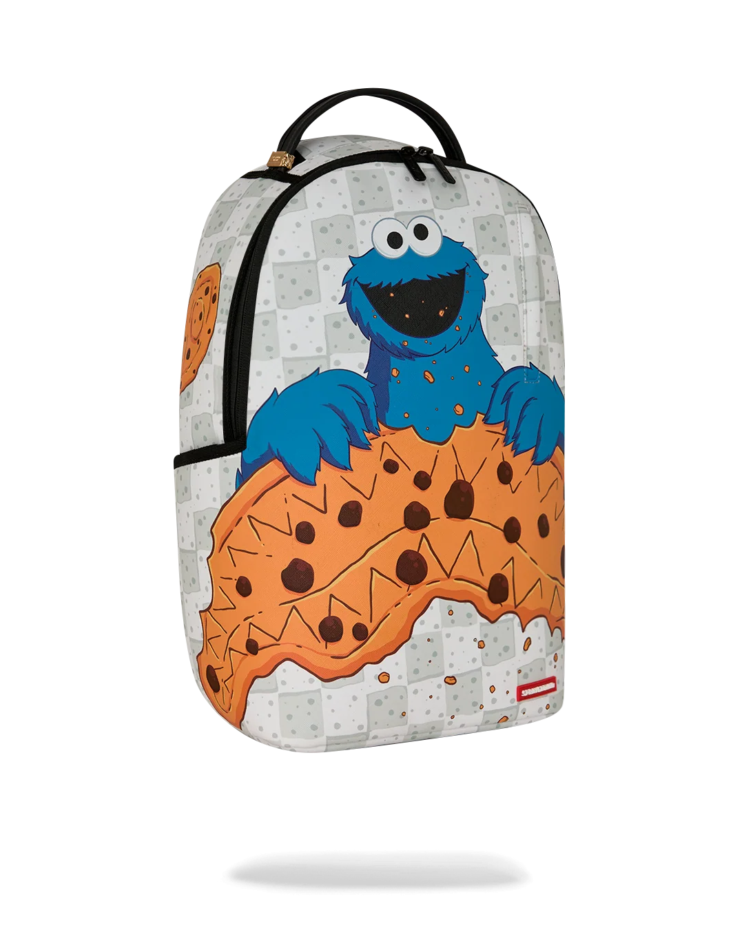 SprayGround Sesame Street Cookie Monster Shark DLXSR Backpack