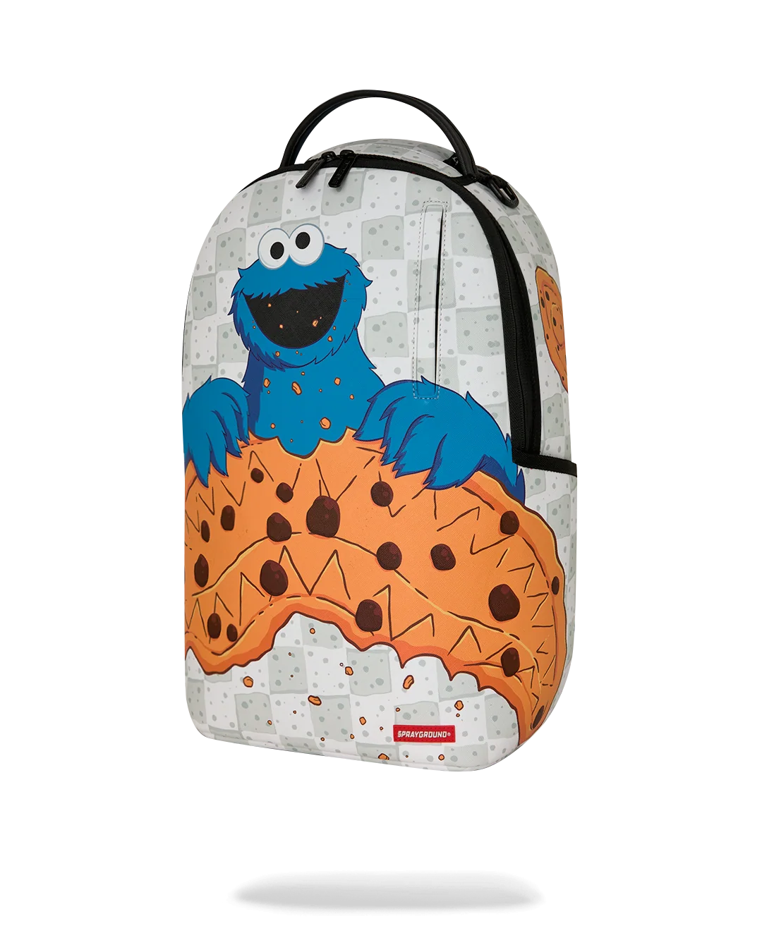 SprayGround Sesame Street Cookie Monster Shark DLXSR Backpack