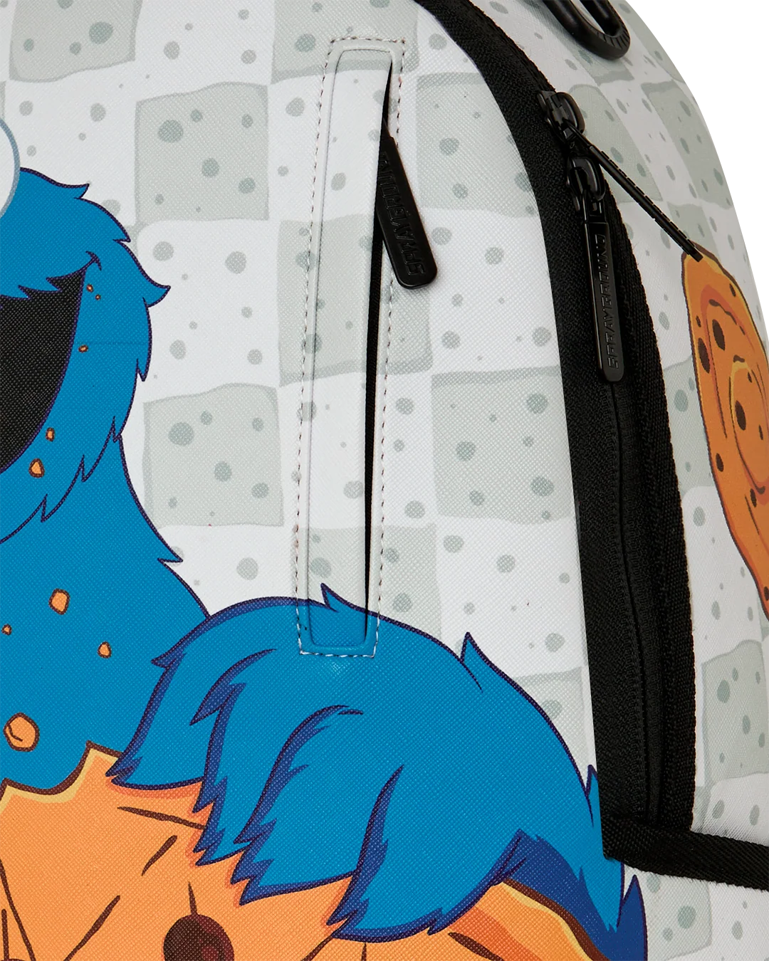 SprayGround Sesame Street Cookie Monster Shark DLXSR Backpack