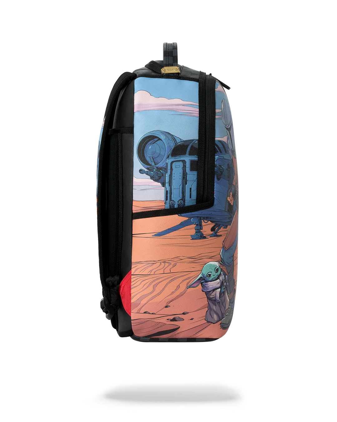 SprayGround Mandalorian &amp; Grogu Reveal Star Wars Get To Ship DLXSV Backpack