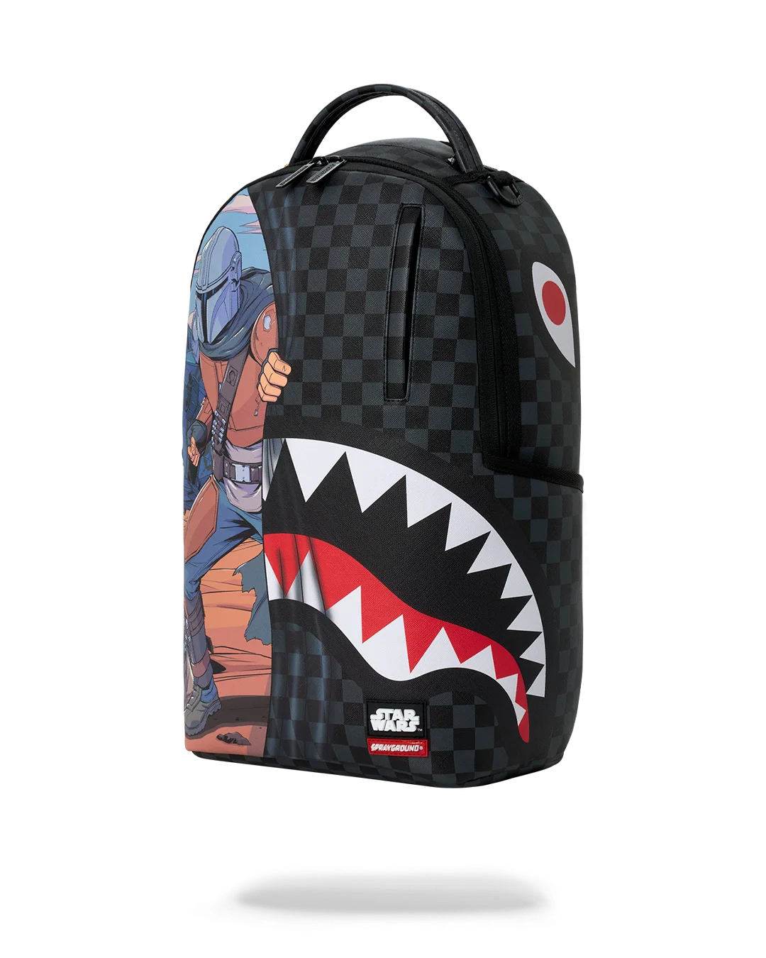 SprayGround Mandalorian &amp; Grogu Reveal Star Wars Get To Ship DLXSV Backpack
