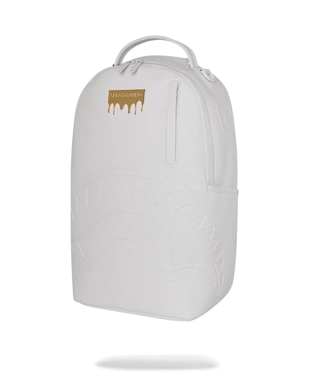 SprayGround Gold Brick Luxe White DLXSV Backpack