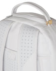 SprayGround Gold Brick Luxe White DLXSV Backpack