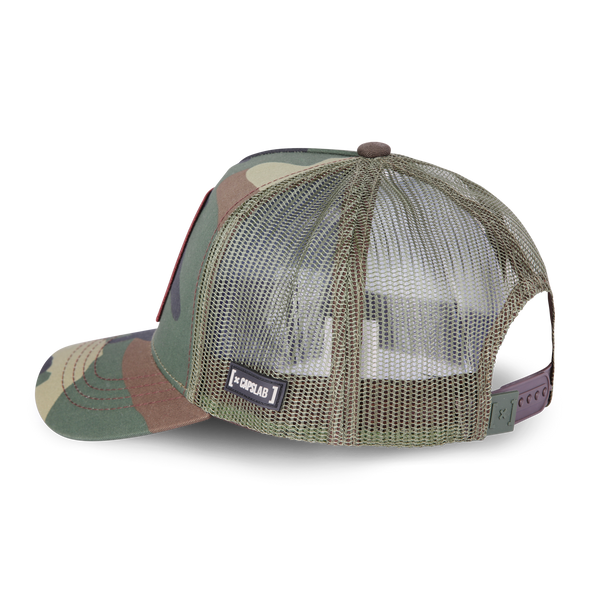 CAPSLAB X Street Fighter Guile Camo Trucker Hat