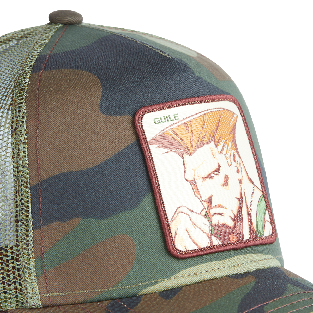 CAPSLAB X Street Fighter Guile Camo Trucker Hat