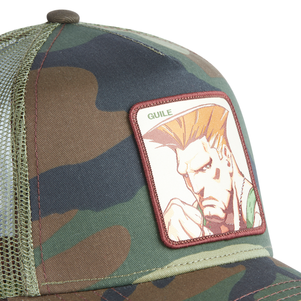 CAPSLAB X Street Fighter Guile Camo Trucker Hat