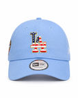 Los Angeles Dodgers Sky Blue USA 250th Anniversary SP Casual Classic Adjustable Strapback