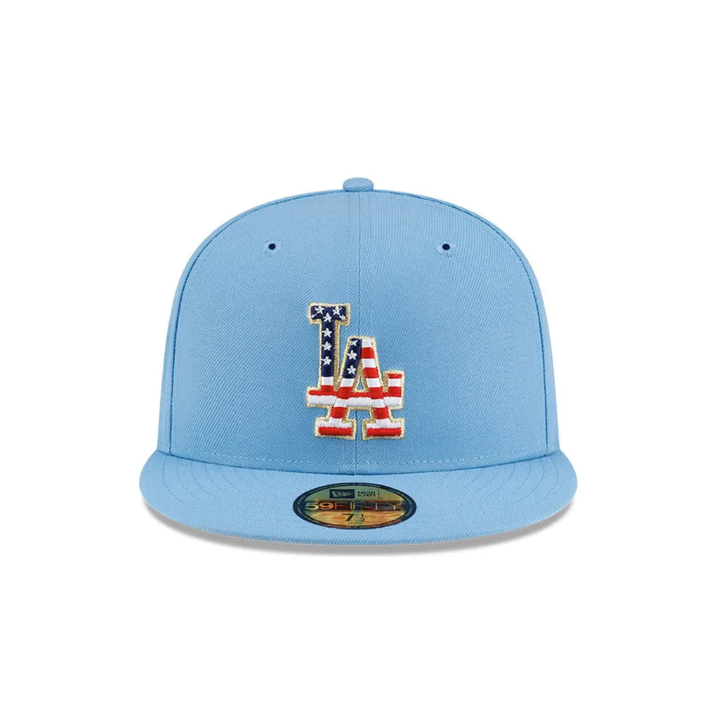 Los Angeles Dodgers Sky Blue USA 250th Anniversary SP 59Fifty