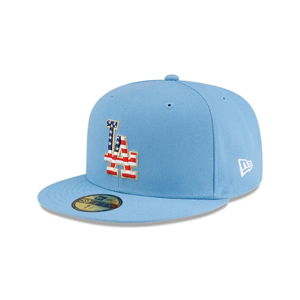 Los Angeles Dodgers Sky Blue USA 250th Anniversary SP 59Fifty Fitted