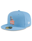 Los Angeles Dodgers Sky Blue USA 250th Anniversary SP 59Fifty Fitted