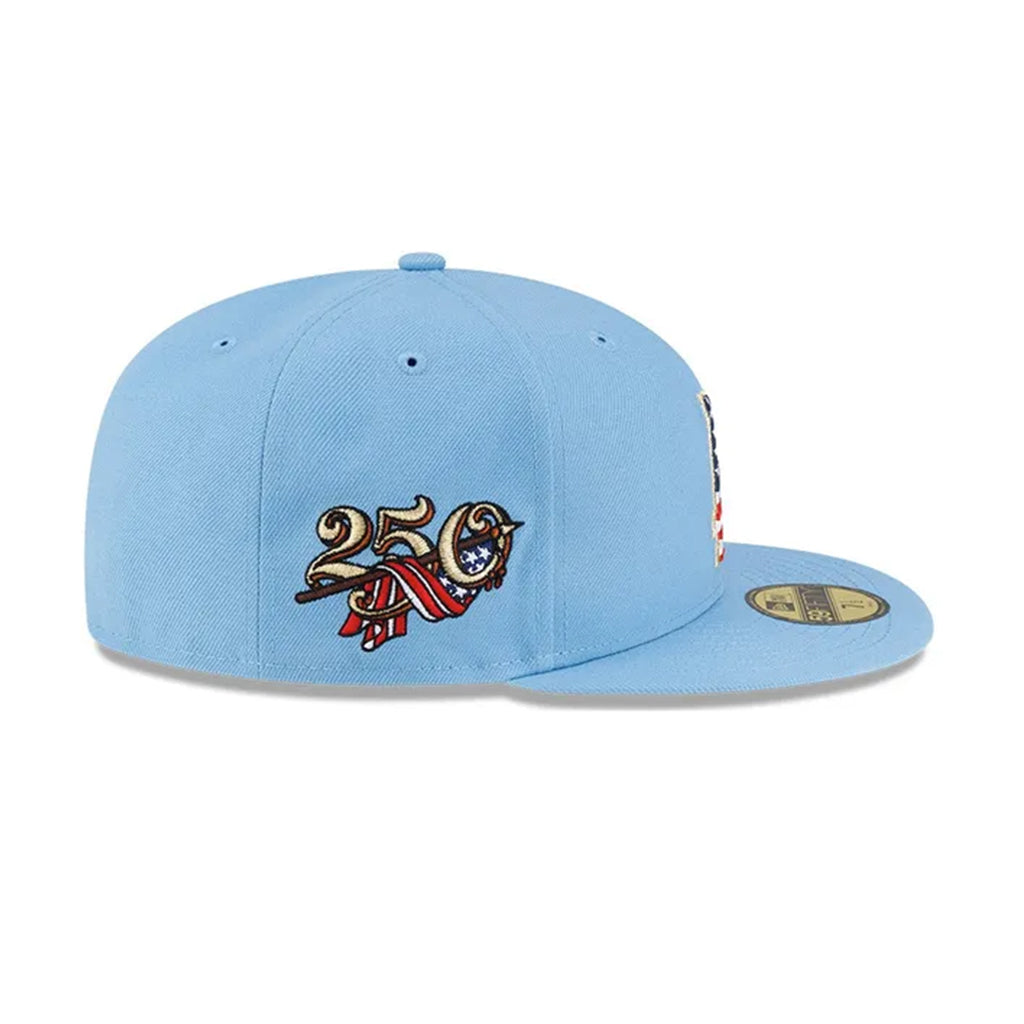 Los Angeles Dodgers Sky Blue USA 250th Anniversary SP 59Fifty Fitted