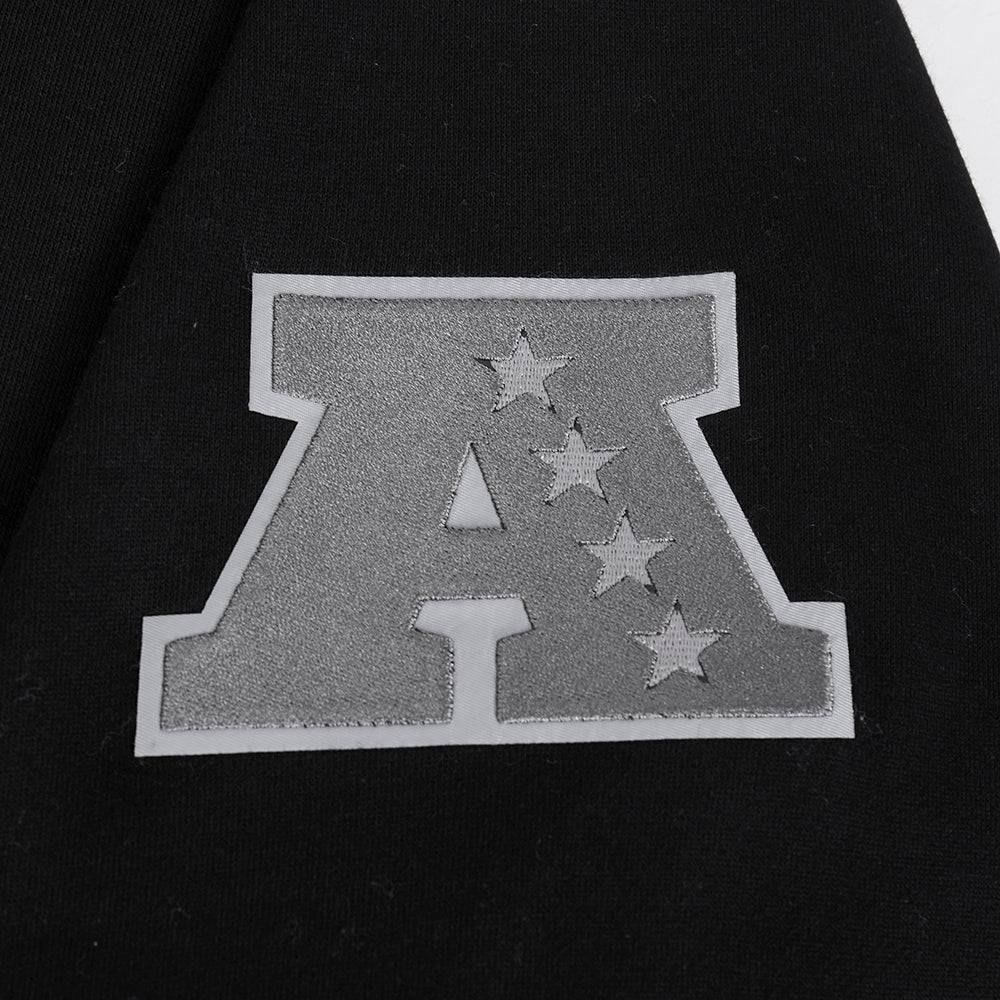 Pro Standard Las Vegas Raiders Reverse French Terry Drop Shoulder Black Hoody