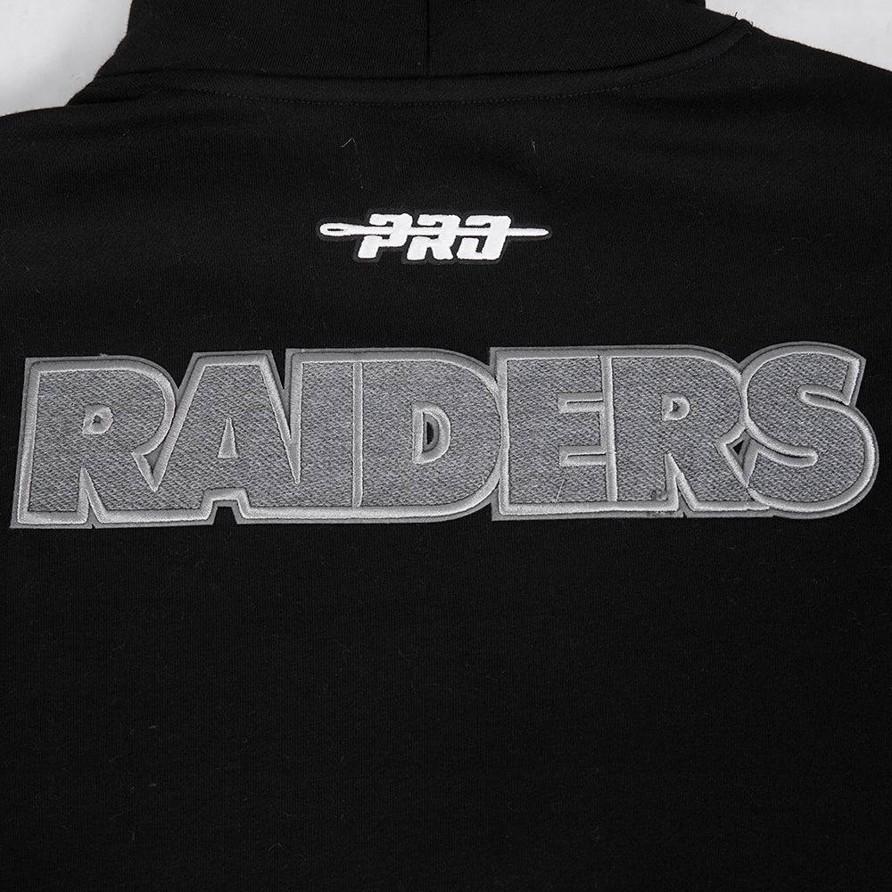 Pro Standard Las Vegas Raiders Reverse French Terry Drop Shoulder Black Hoody