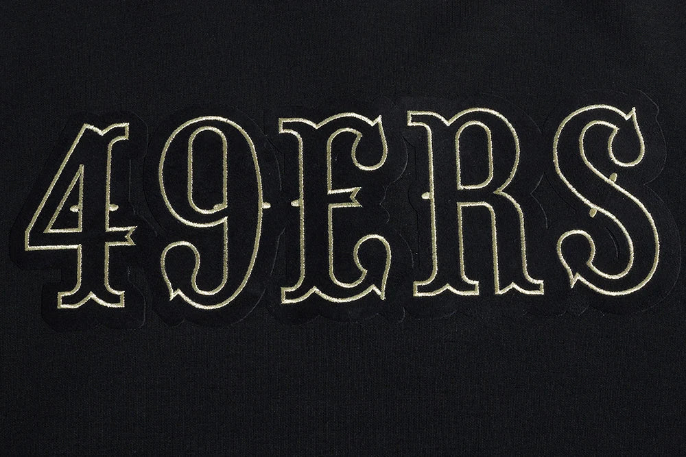 Pro Standard San Francisco 49ers Black &amp; Gold Double Knit Pullover Hoody