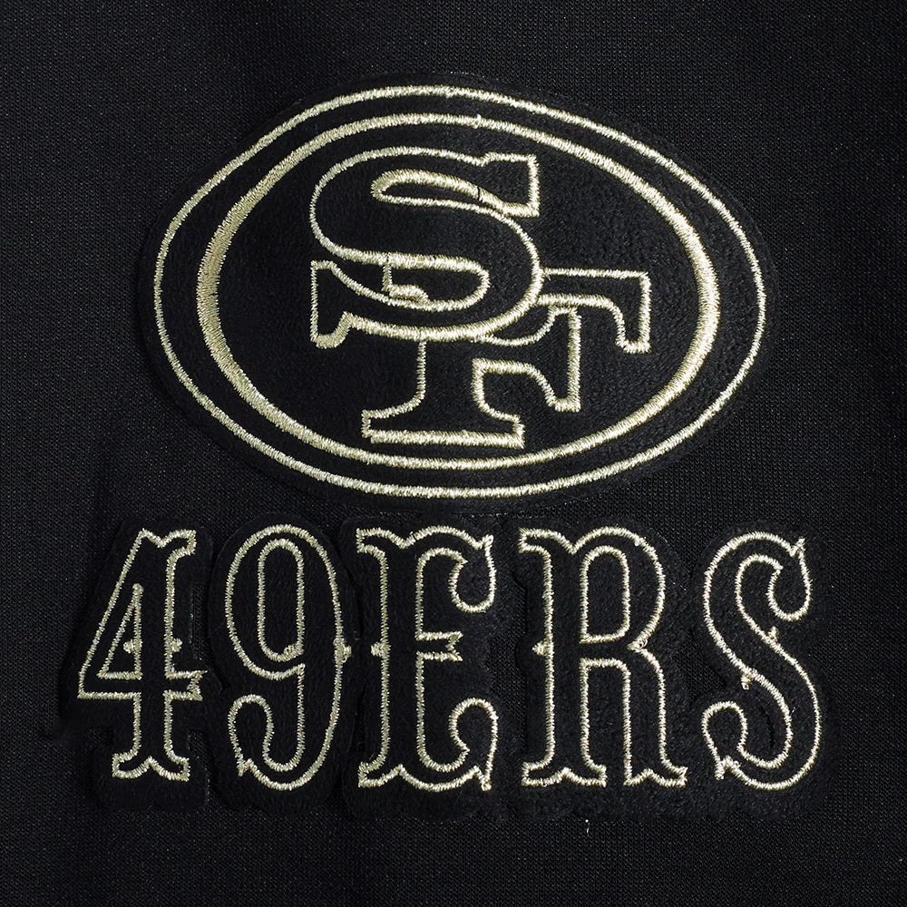 Pro Standard San Francisco 49ers Black &amp; Gold Double Knit Pullover Hoody