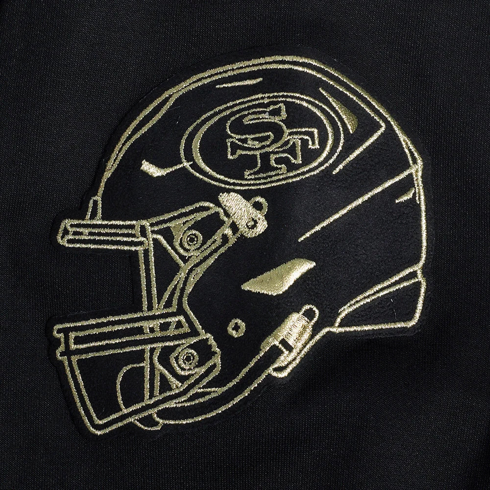 Pro Standard San Francisco 49ers Black &amp; Gold Double Knit Pullover Hoody