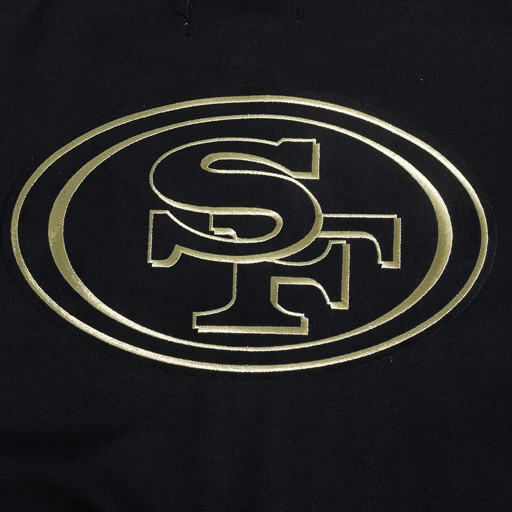 Pro Standard San Francisco 49ers Black &amp; Gold Double Knit Pullover Hoody