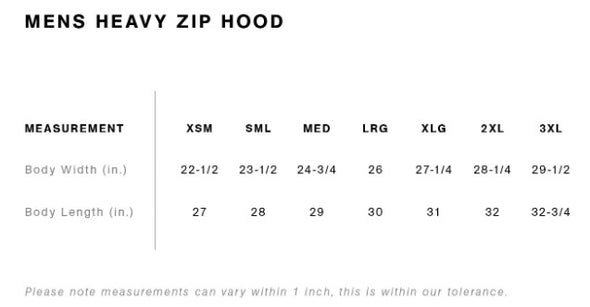 CrownMinded Twin Shot Established Heavy Weight 2 Way Zip Up Hood