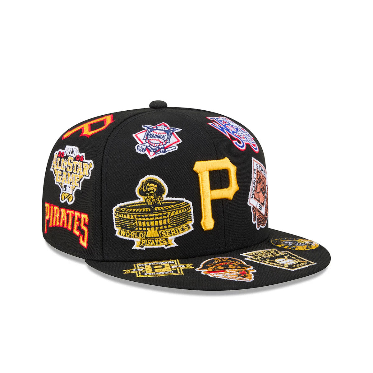Pittsburgh Pirates All Over Team Color 59Fifty Fitted