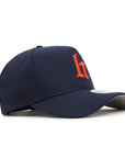 Houston Old English H Navy Orange 9Forty A-Frame Snapback