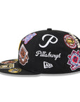Pittsburgh Pirates All Over Team Color 59Fifty Fitted