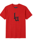 CrownMinded X Los Angeles The Standard LA Monogram Graphic Tee – Red