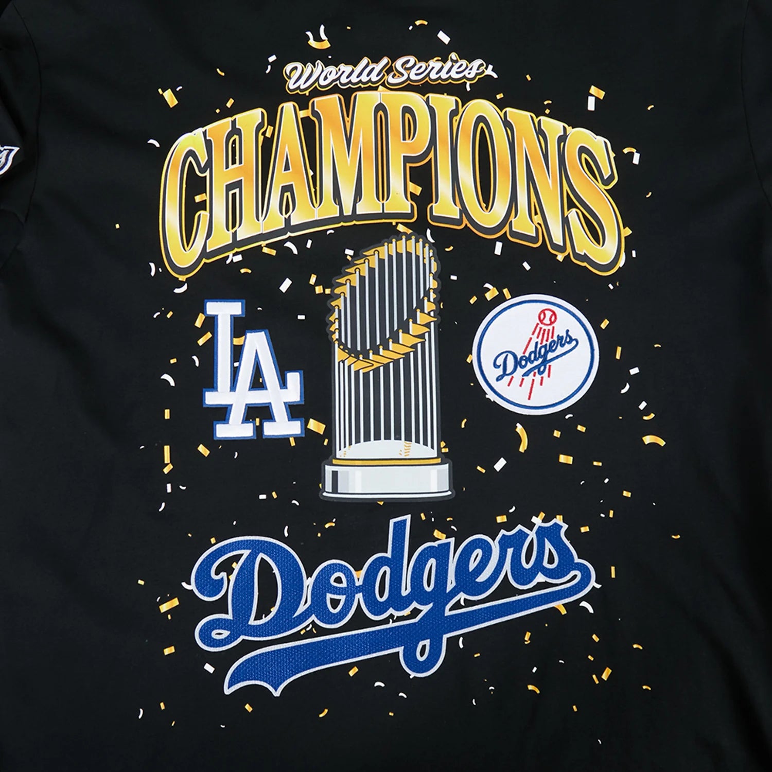 Pro Standard Los Angeles Dodgers 2025 World Series Champions Black Tee