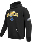 Pro Standard Los Angeles Dodgers 2025 World Series Champions Drop Shoulder Black Hoody