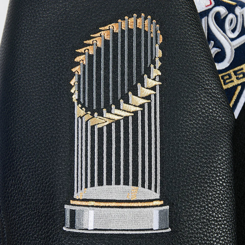 Pro Standard Los Angeles Dodgers 2025 World Series Champions Black Wool Varsity Jacket