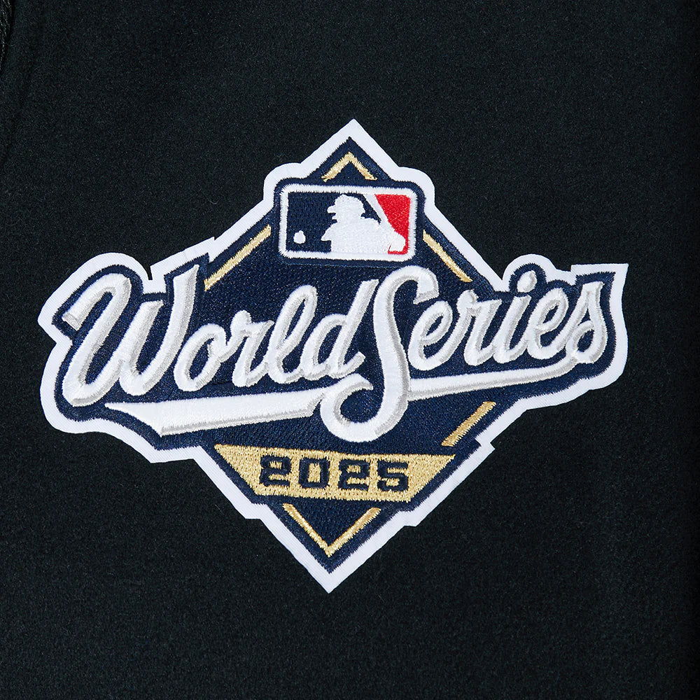 Pro Standard Los Angeles Dodgers 2025 World Series Champions Black Wool Varsity Jacket