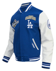 Pro Standard Los Angeles Dodgers 2025 World Series Champions Blue Wool Varsity Jacket