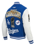Pro Standard Los Angeles Dodgers 2025 World Series Champions Blue Wool Varsity Jacket